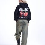 CHERRY HOODIE BLACK