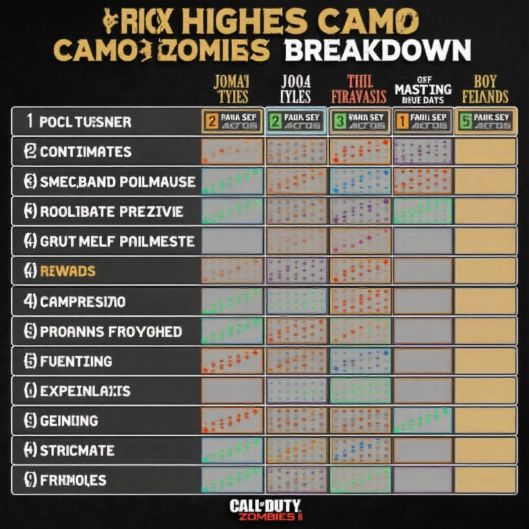 Black Ops 6 Zombie Camo Challenges Guide for Every Player