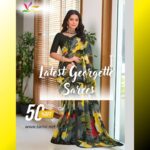 latest georgette sarees