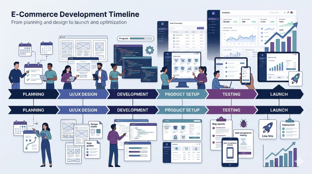How Long Does It Take to Develop an E-commerce Site