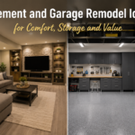 Basement and garage remodel inspiration