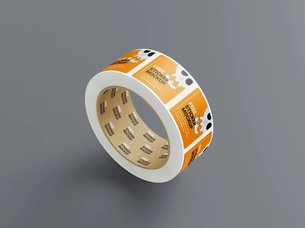 Custom Square Roll Labels