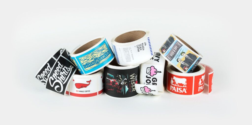 Custom Rectangle Roll Labels