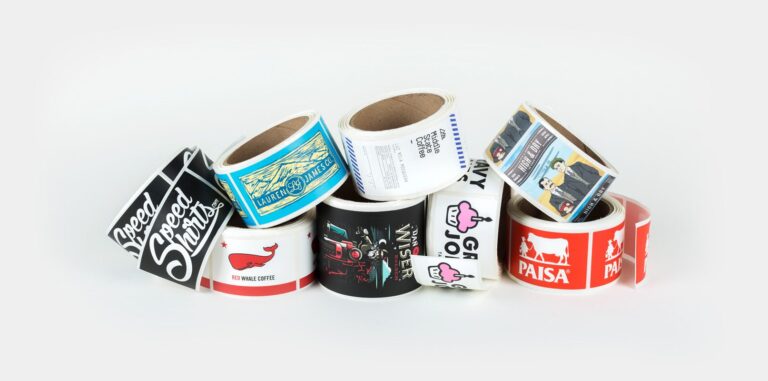 Custom Rectangle Roll Labels
