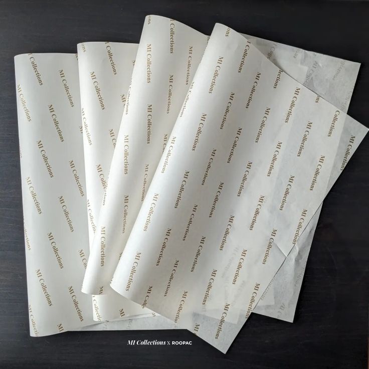 Printed tissue paper