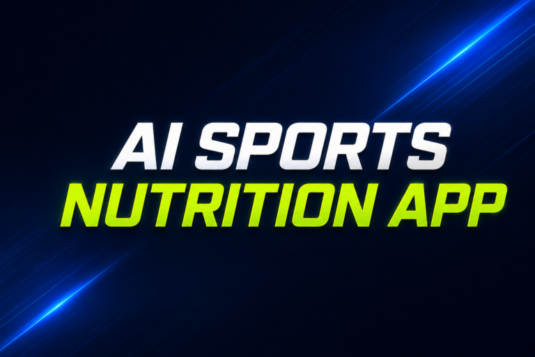 AI Sports Nutrition App & Personalized Nutrition Coach for Athletes - AI Athlete App, AI Nutrition Coach, Athletics App