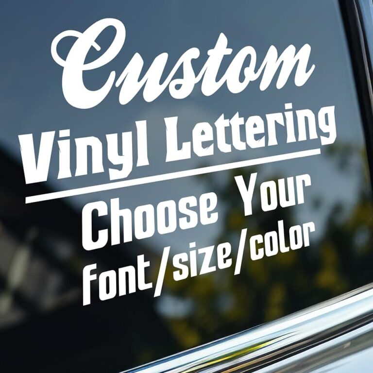 Custom vinyl-lettering